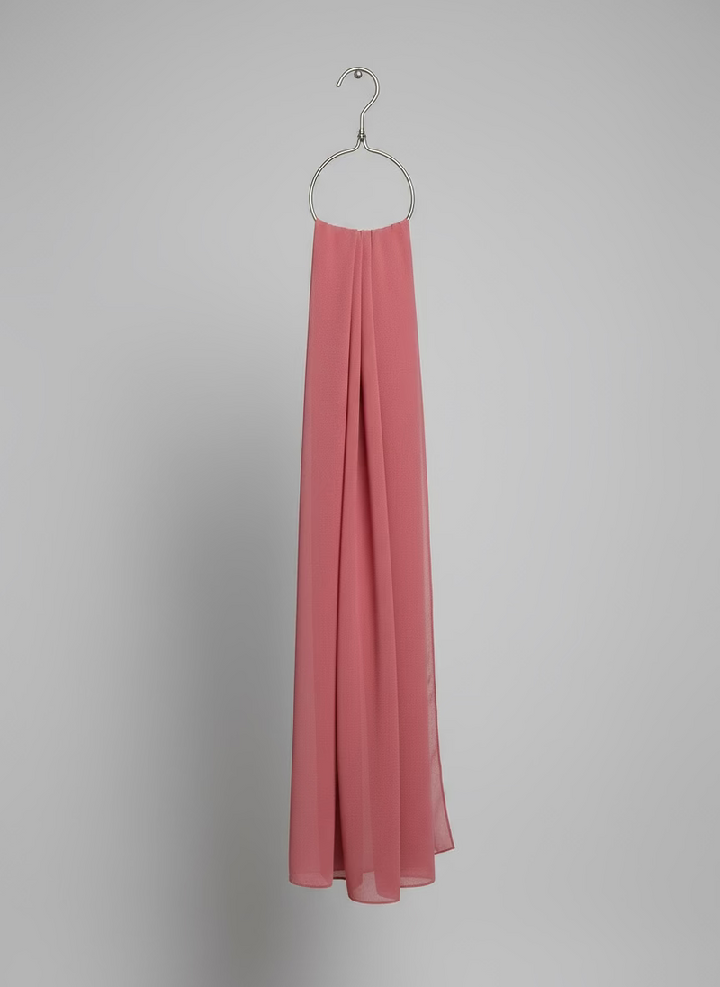 Dusty Rose Instant Chiffon Hijab