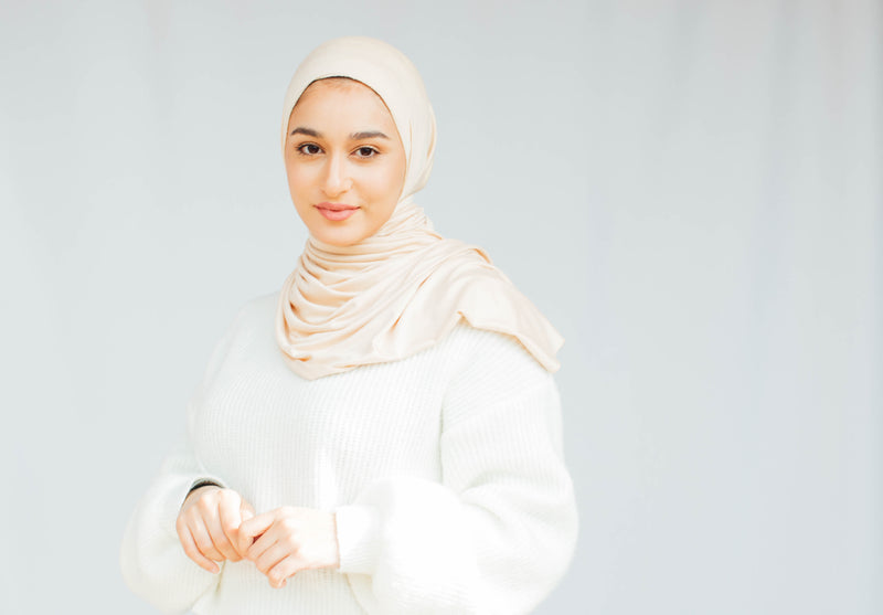 Casual Collection: Beige Jersey - leenashijabs