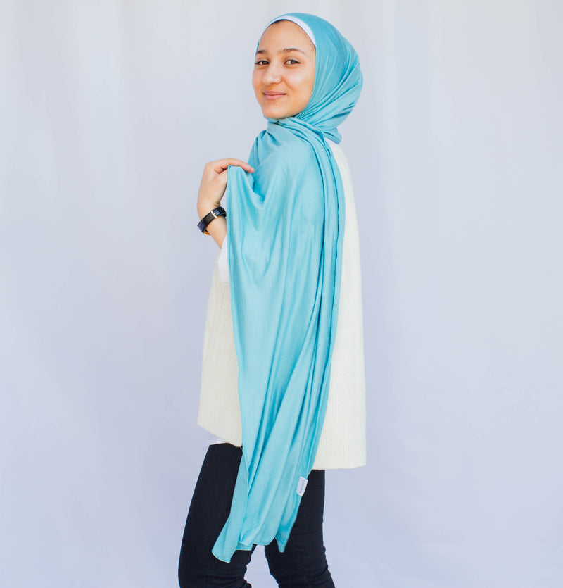 Casual Collection: Turquoise Jersey (blue-green) - leenashijabs
