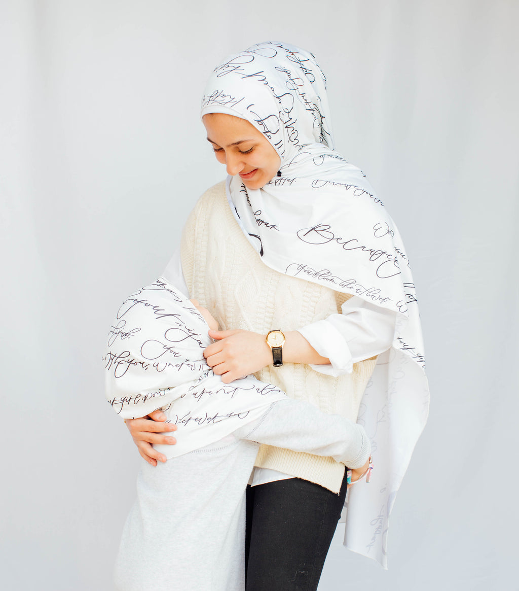 Hana's Prints Collection: Hijabi Power Poem on White - leenashijabs